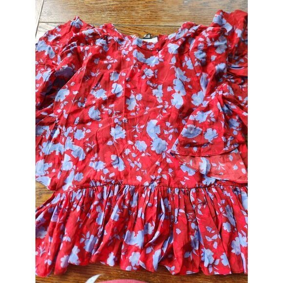 Alexis Danijela Silk Floral Blouse Size Small - Picture 3 of 4